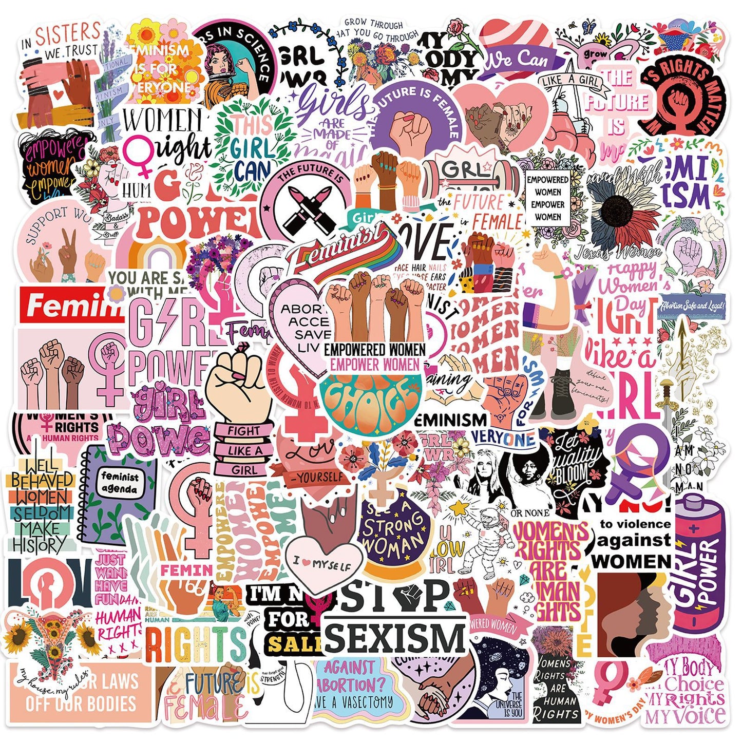 Feminism Slogan Sticker