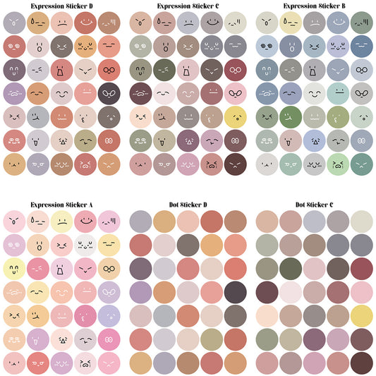 Round Direct Thermal Sticker