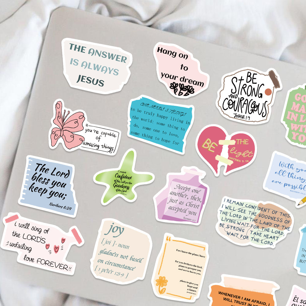 Cartoon Verse Pattern Sticker