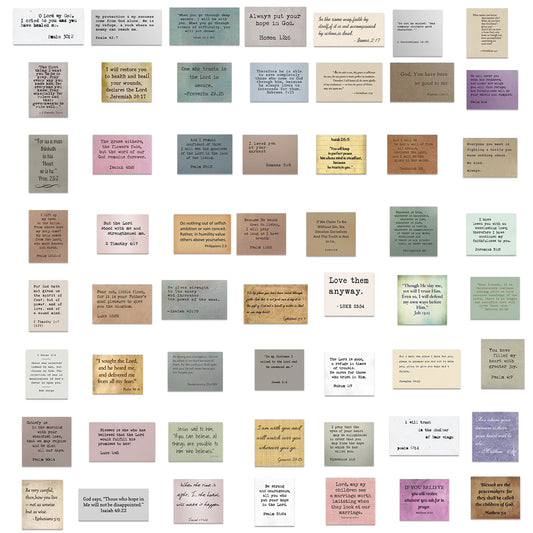 Bible Verse Pattern Sticker