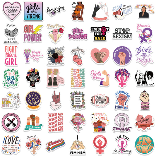 Feminism Slogan Sticker