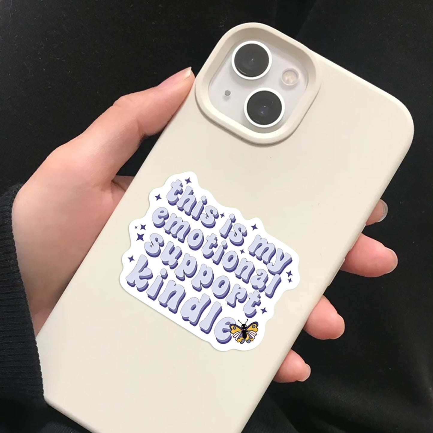 Bookish Reading Doodle Sticker