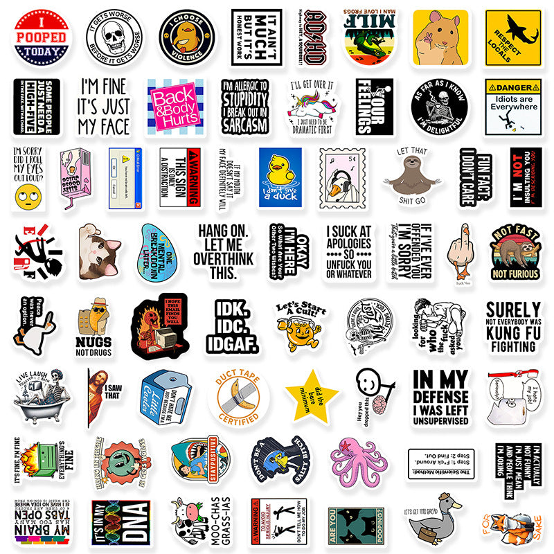 Funny Saying Sticker
