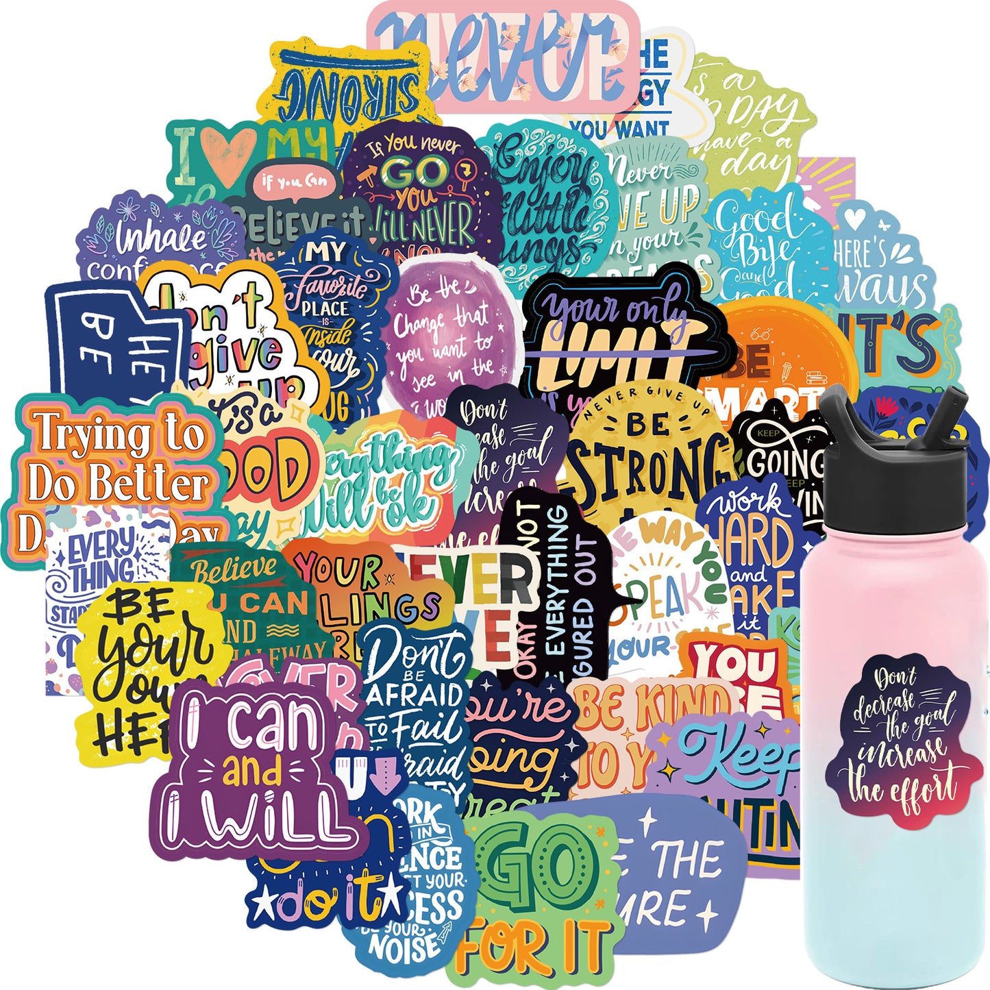 Motivational Text Stickers