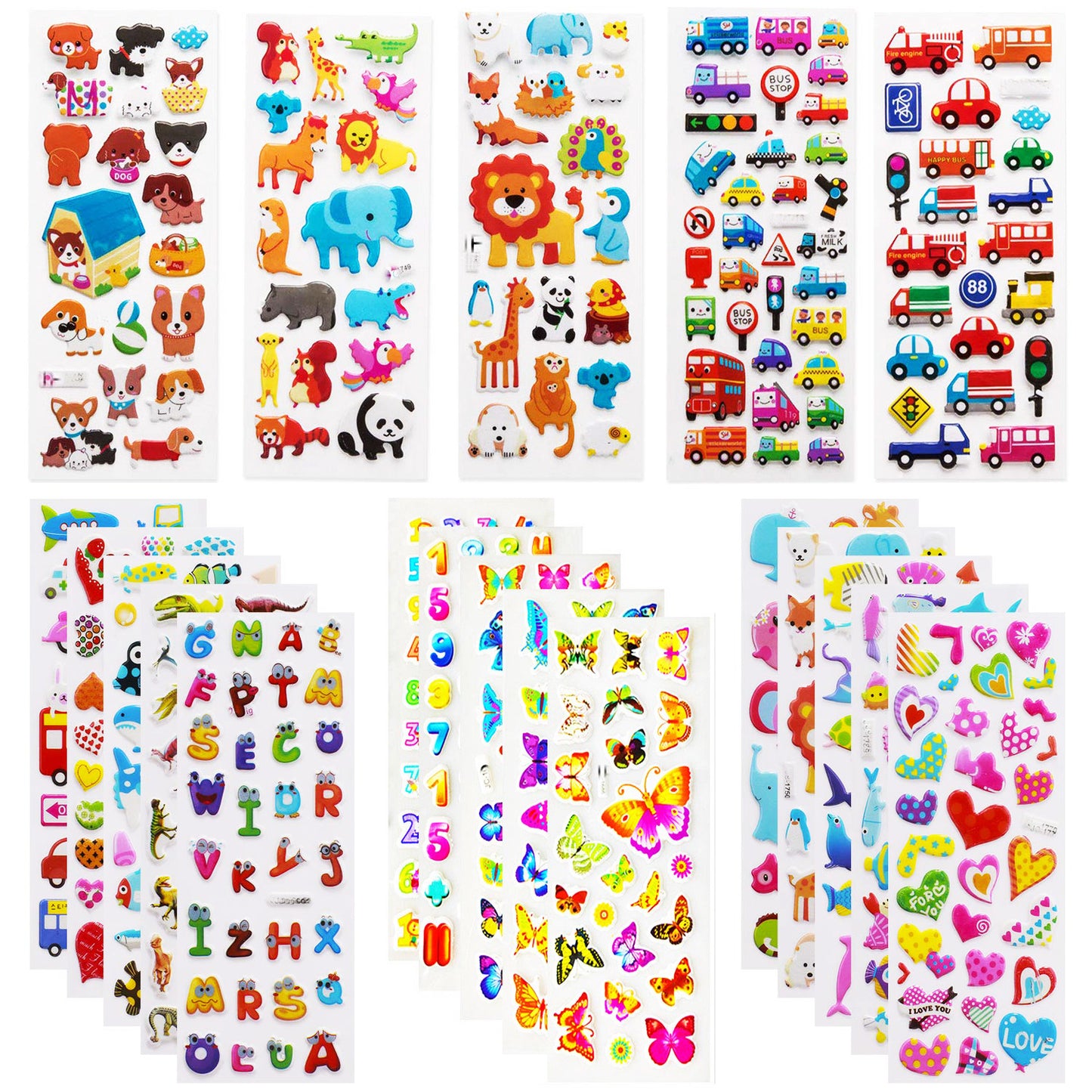 Cartoon 3D Stickers