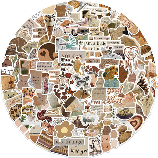 Vintage Art Collage Doodle Sticker