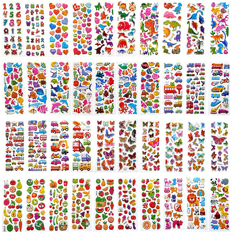 Cartoon 3D Stickers