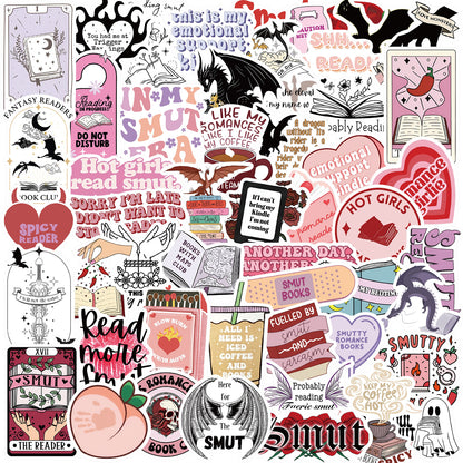 Bookish Reading Doodle Sticker