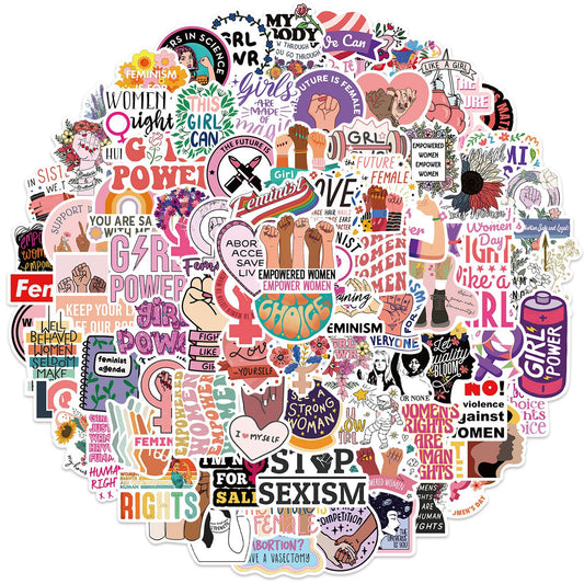 Feminism Slogan Sticker