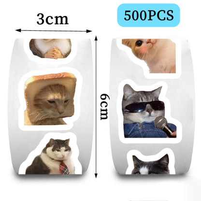 Cat Pattern Roll Sticker