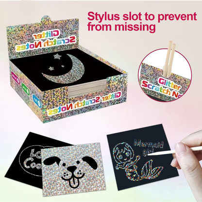 Scratch Paper-Silver Laser (100PCS)