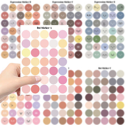 Round Direct Thermal Sticker