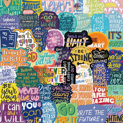Motivational Text Stickers