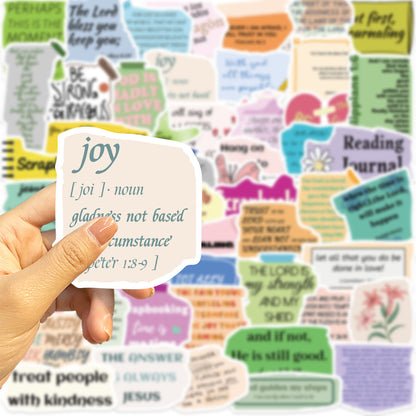 Cartoon Verse Pattern Sticker