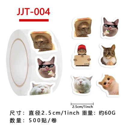 Cat Pattern Roll Sticker