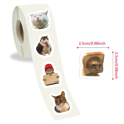 Cat Pattern Roll Sticker