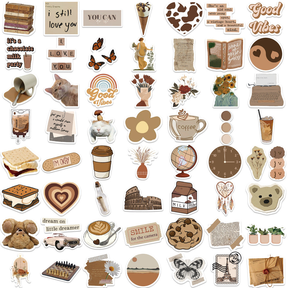 Vintage Art Collage Doodle Sticker
