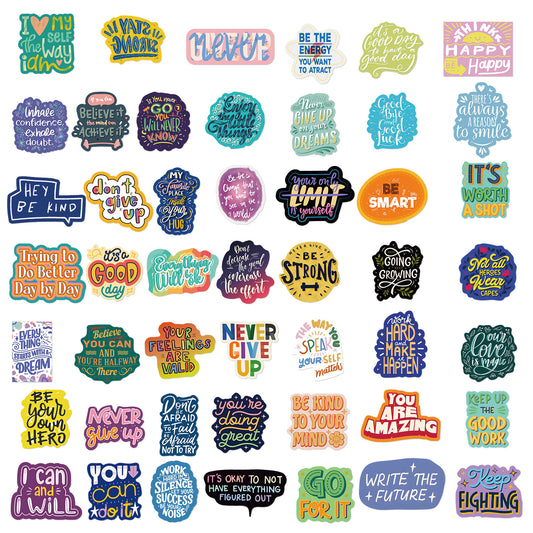 Motivational Text Stickers
