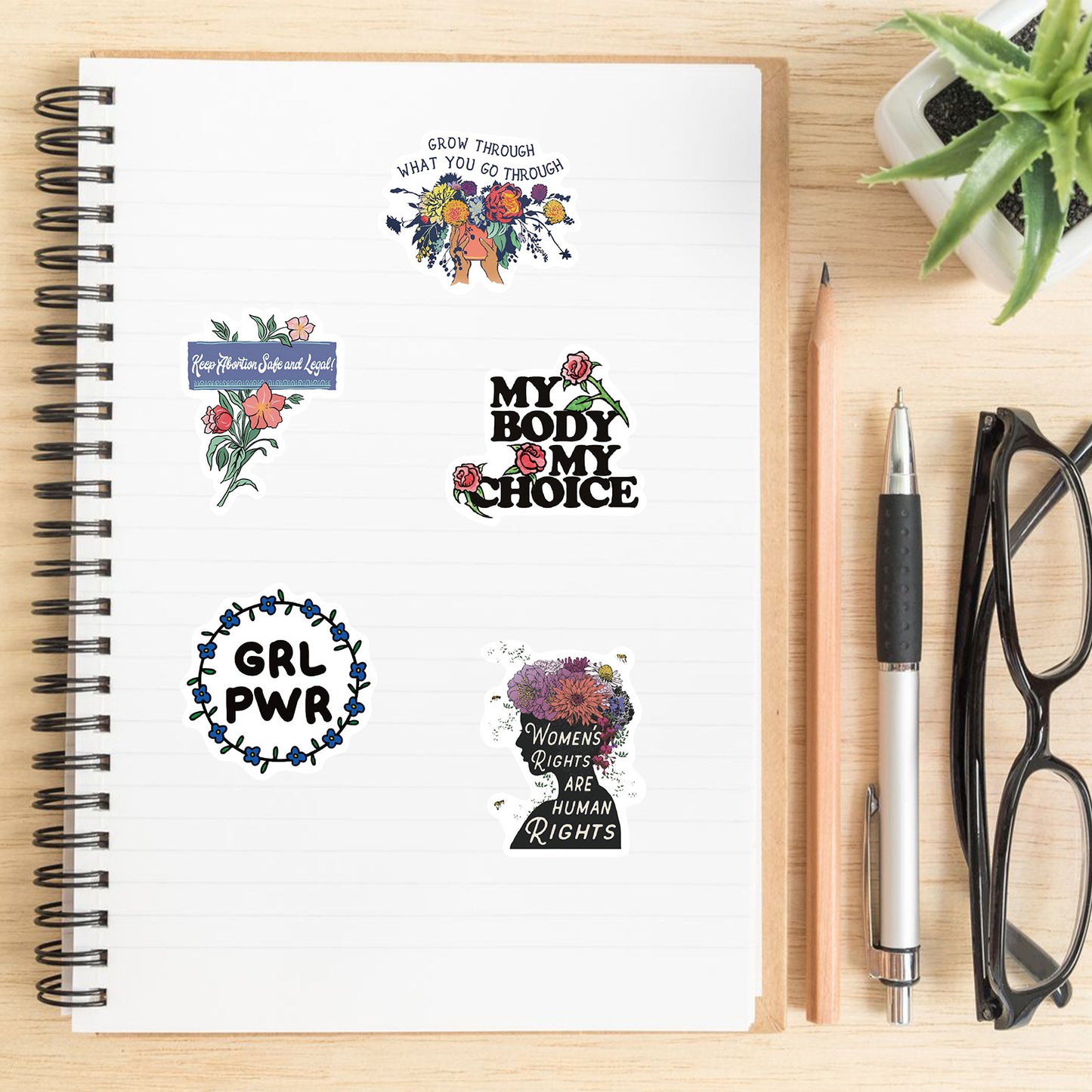 Feminism Slogan Sticker