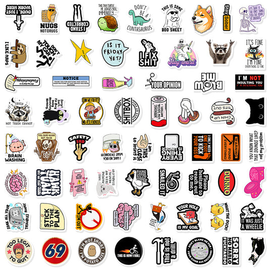 Funny Saying Sticker