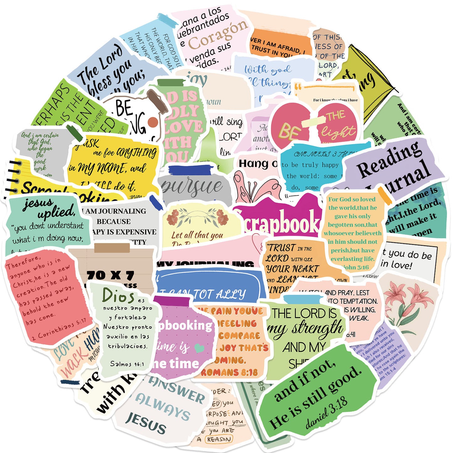 Cartoon Verse Pattern Sticker