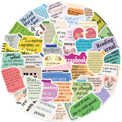 Cartoon Verse Pattern Sticker