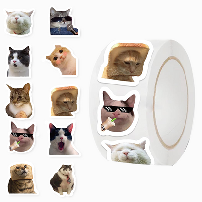 Cat Pattern Roll Sticker