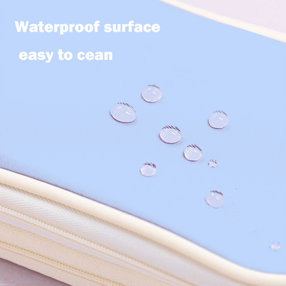 Cute simple pencil case (blue)