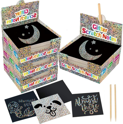 Scratch Paper-Silver Laser (100PCS)