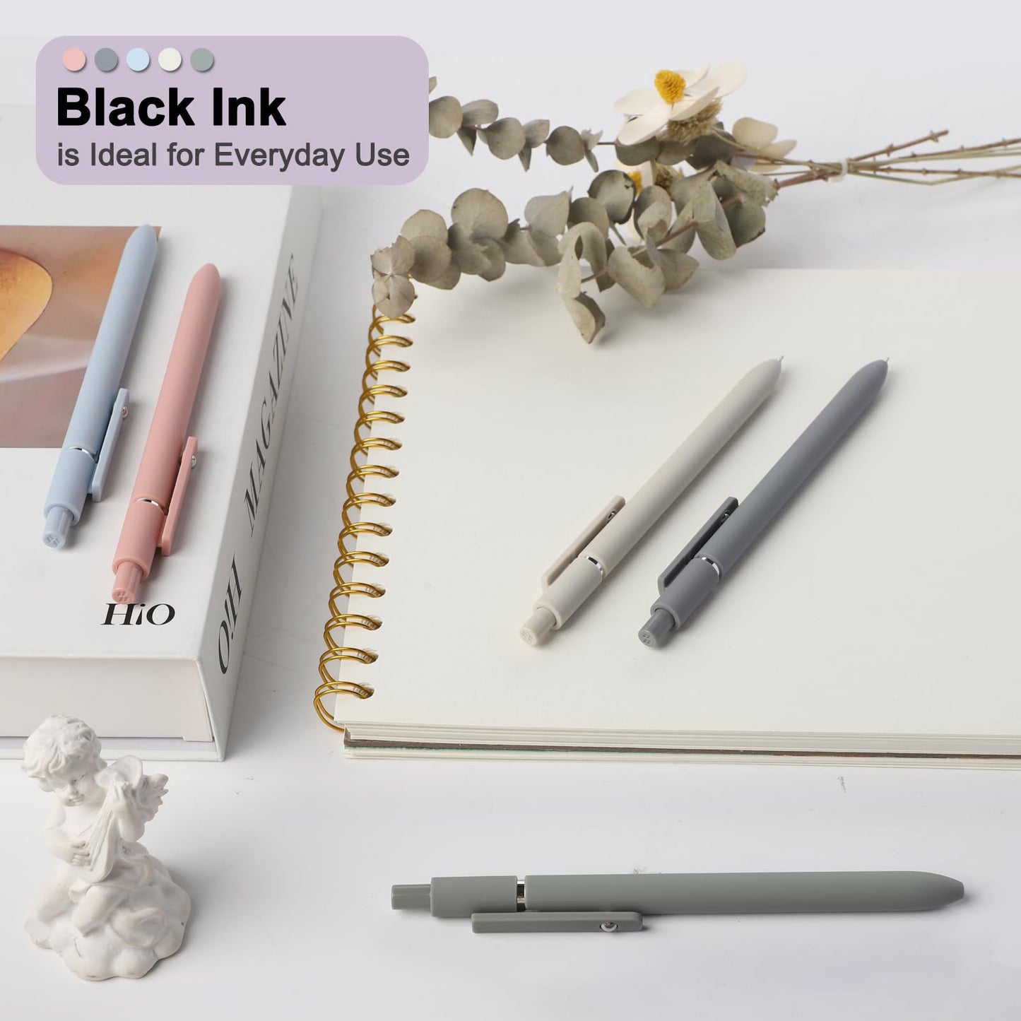 5-piece Morandi color gel pen set