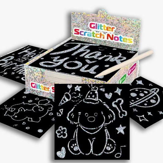Scratch Paper-Silver Laser (100PCS)